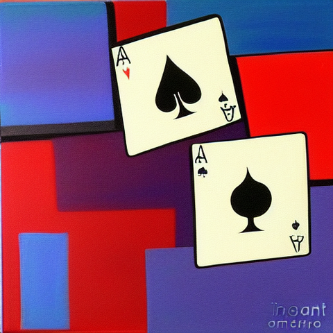 Abstract Aces Painting Idea