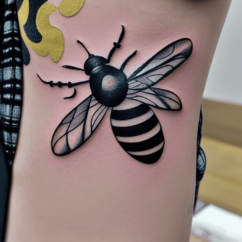 Bee Tattoo by Phoebe Hunter  Tattoo Insider
