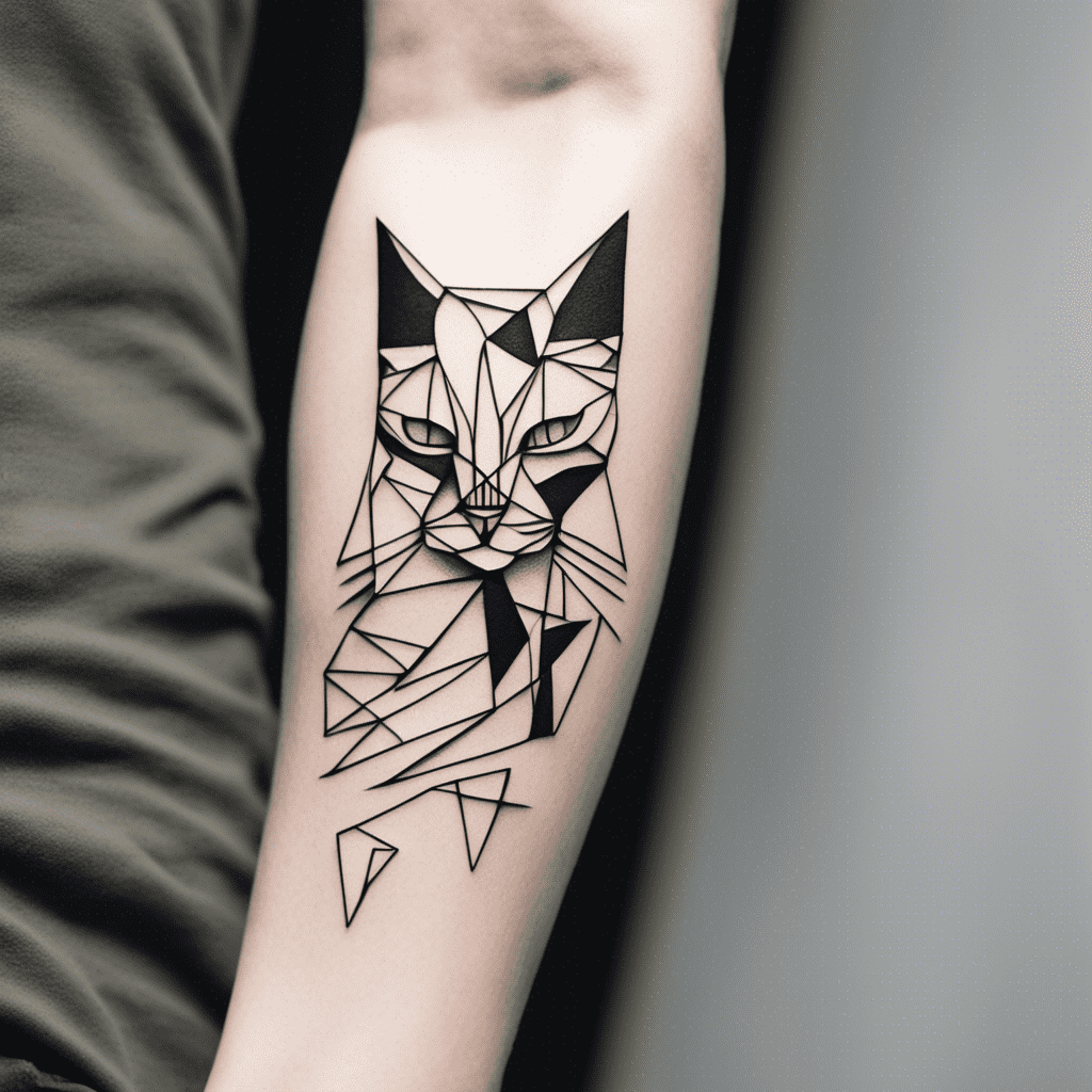 Cute Minimalist Cat Tattoos by... - Architecture & Design | Facebook