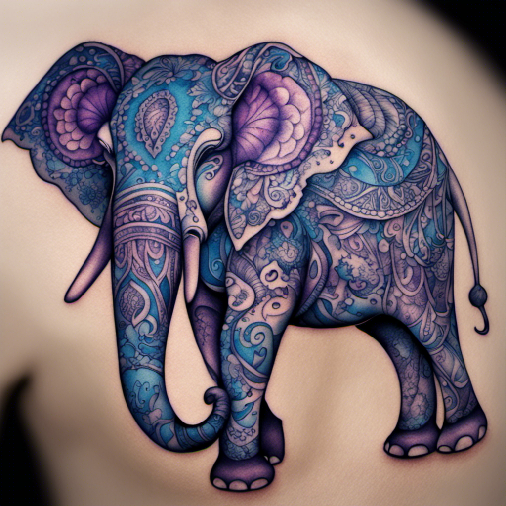 Nicolekaye Custom Tattoo & Design - An Elephant also from today, with  touches of blue watercolour 🐘💙 It was an enjoyable day of tattooing  Mammals 😊 | Facebook