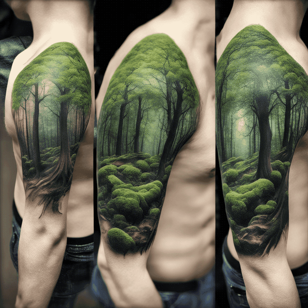 Breathtaking Mountain Tattoo