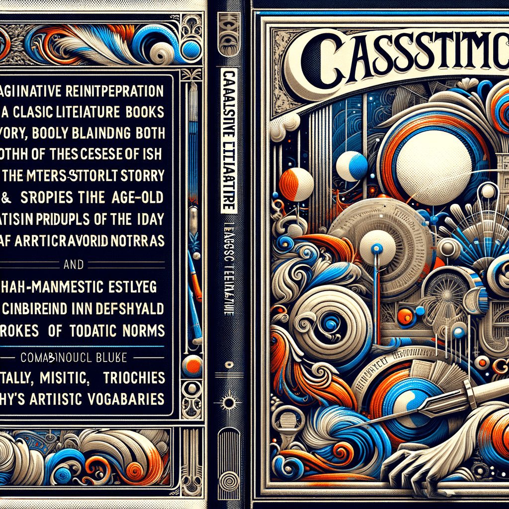 An ornately designed book cover titled "CASSSTING" featuring intricate, flowing patterns with a mix of abstract and recognizable shapes like eyes and feathers in a highly detailed, symmetrical layout, primarily in shades of blue, orange, and beige.