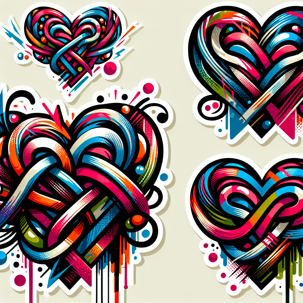 Vibrant Love Knots