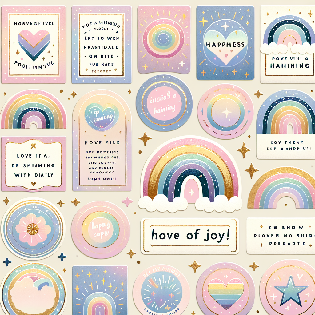 Radiant Positivity Sticker Collection