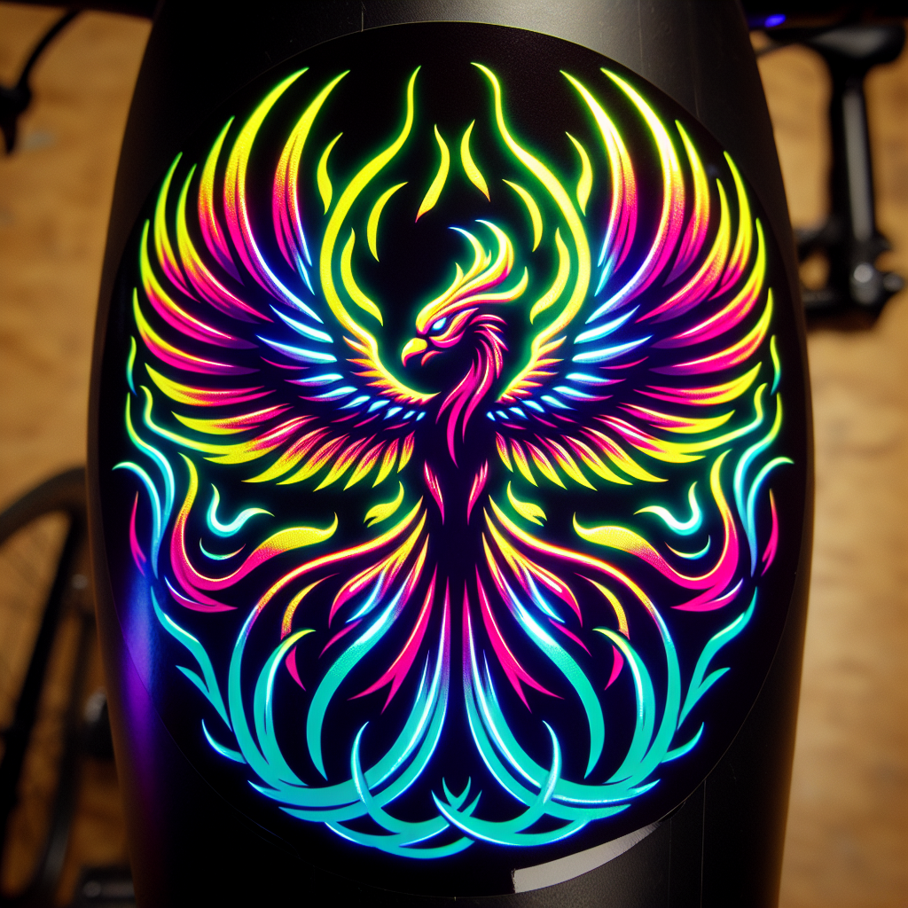 Neon Phoenix Rising