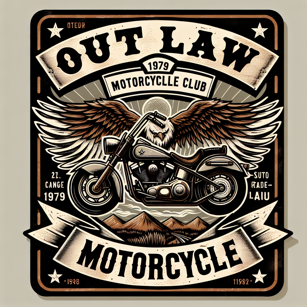 Rebel Rider: Vintage Motorcycle Club Aesthetic