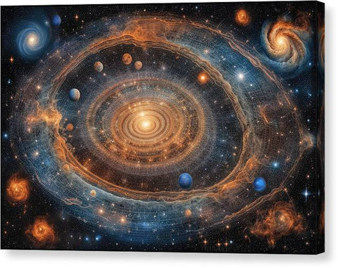 Exploring the Depths of the Galaxy - Canvas Print – artAIstry