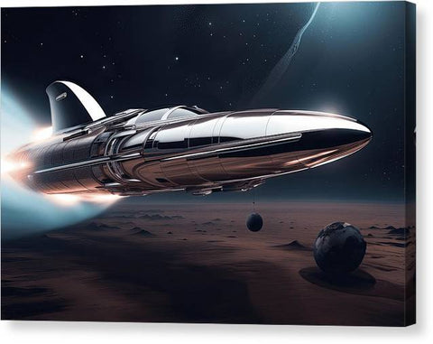 Exploring the Depths of the Galaxy - Canvas Print – artAIstry