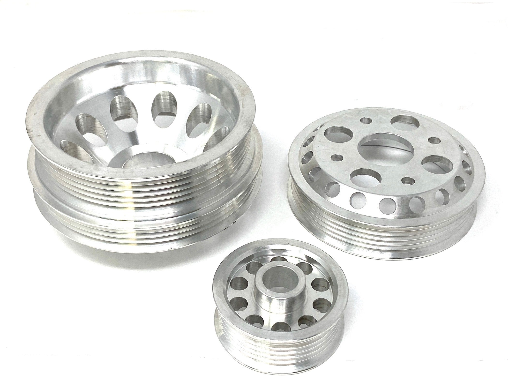 Lightweight Engine Pulley Set for Infiniti G35 02-06 VQ35DE Crank PS Alt - Gent5 product image