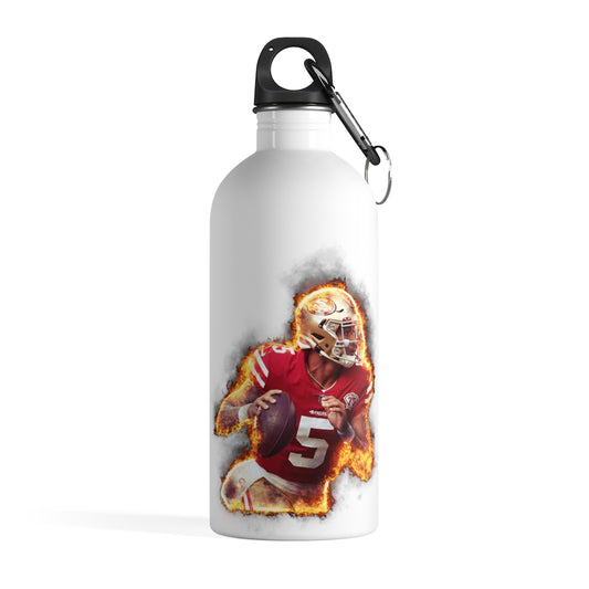 49ers Deebo Samuel 19 Problemz Water Bottle in Stainless Steel –