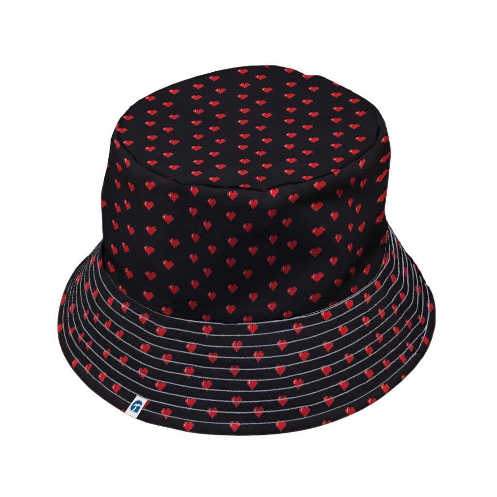 City Hunter Bd1430 Emoji 100 Gradation Bucket Hat Black/red ❤ liked on  Polyvore featuring accessories, hats, red …