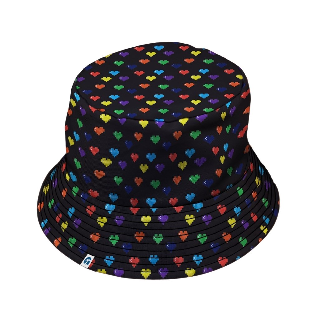 Sword and Hearts Video Game Bucket Hat