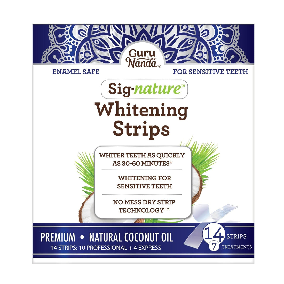 GuruNanda Coconut Oil Pulling with 7 Natural Essential Oils and