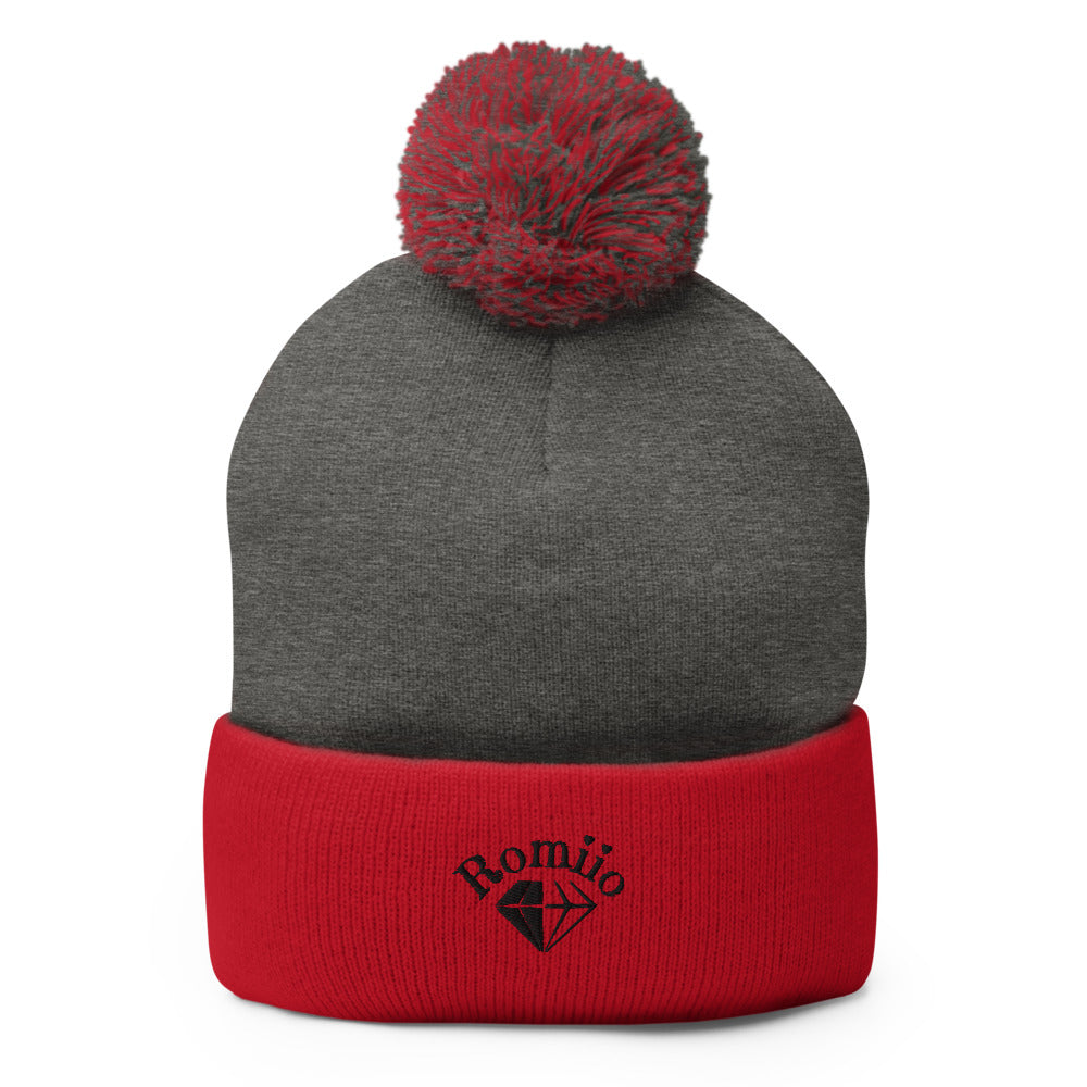 PomPom Beanie Romiio