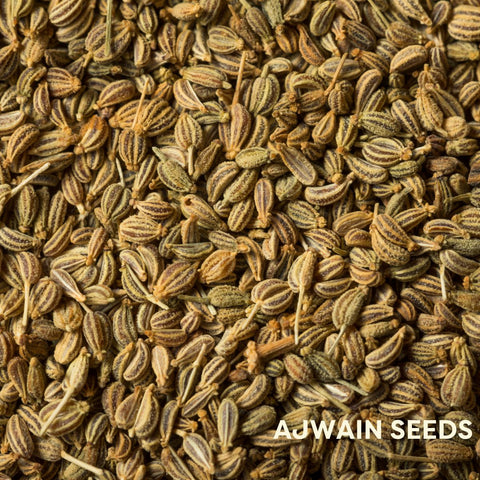 Local Sparrow ajwain seeds close up shot