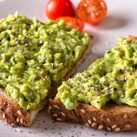 Avocado sandwich made more delicious with seasoning of freshly ground Malabar Black Pepper.