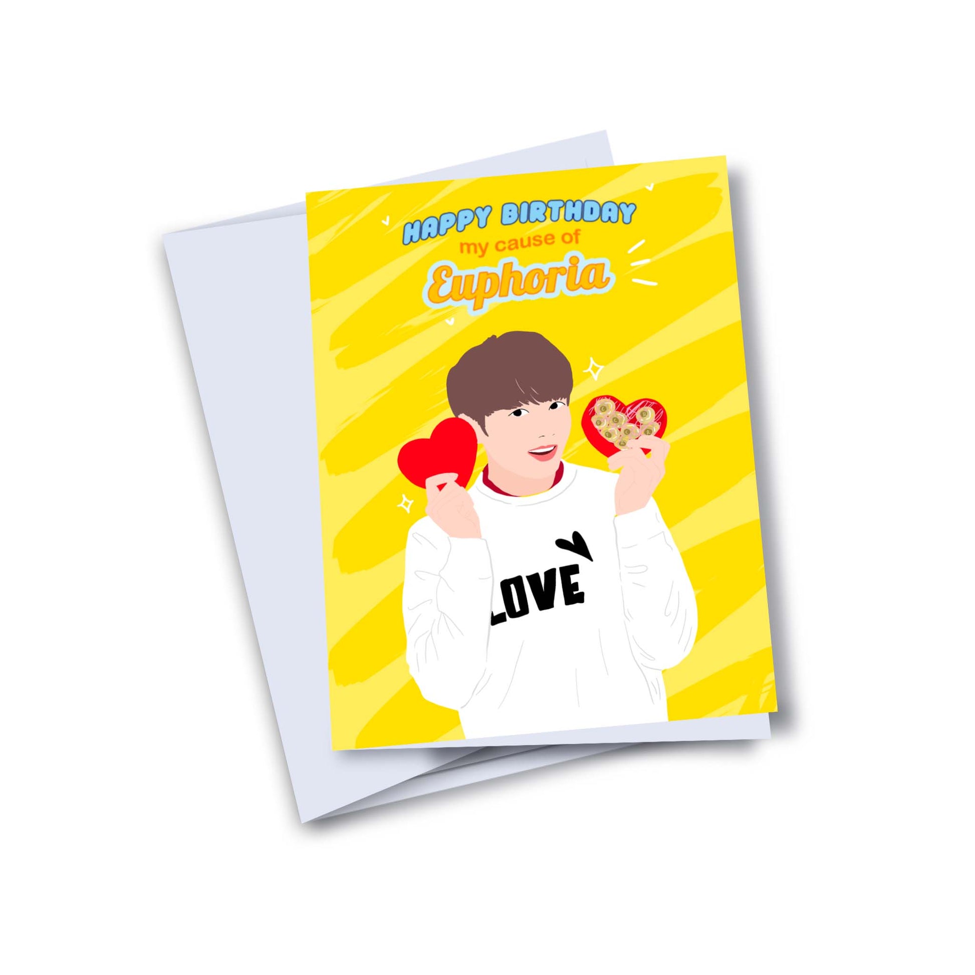 Jungkook BTS Happy Birthday Card - Karnival – lovekarnival