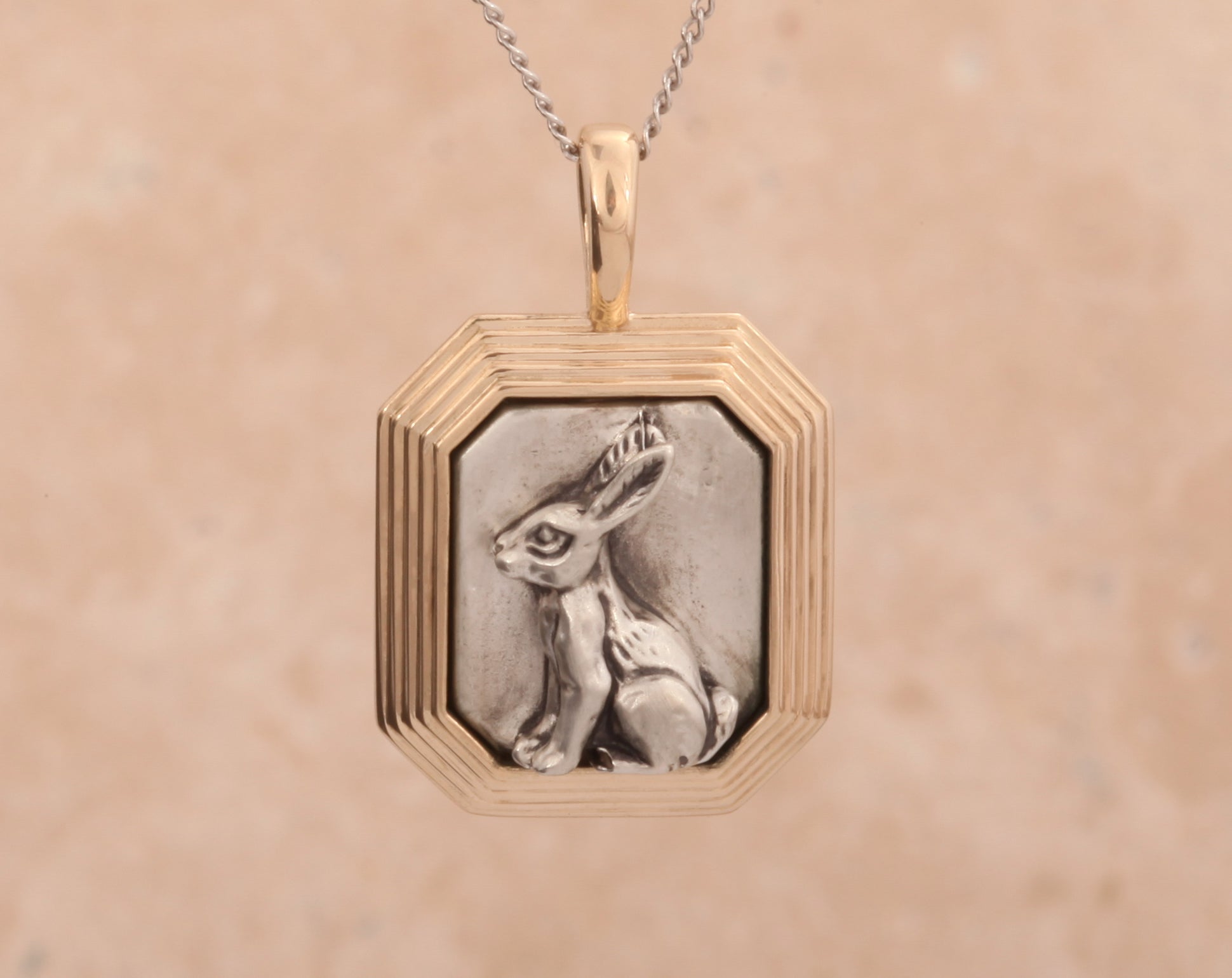 Sterling Silver Rabbit Pendant – Precious Ghost