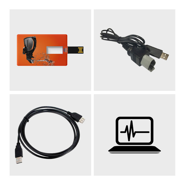 USB K+DCAN Cable With Switch / Button Works With BMW From 2007 - 2023