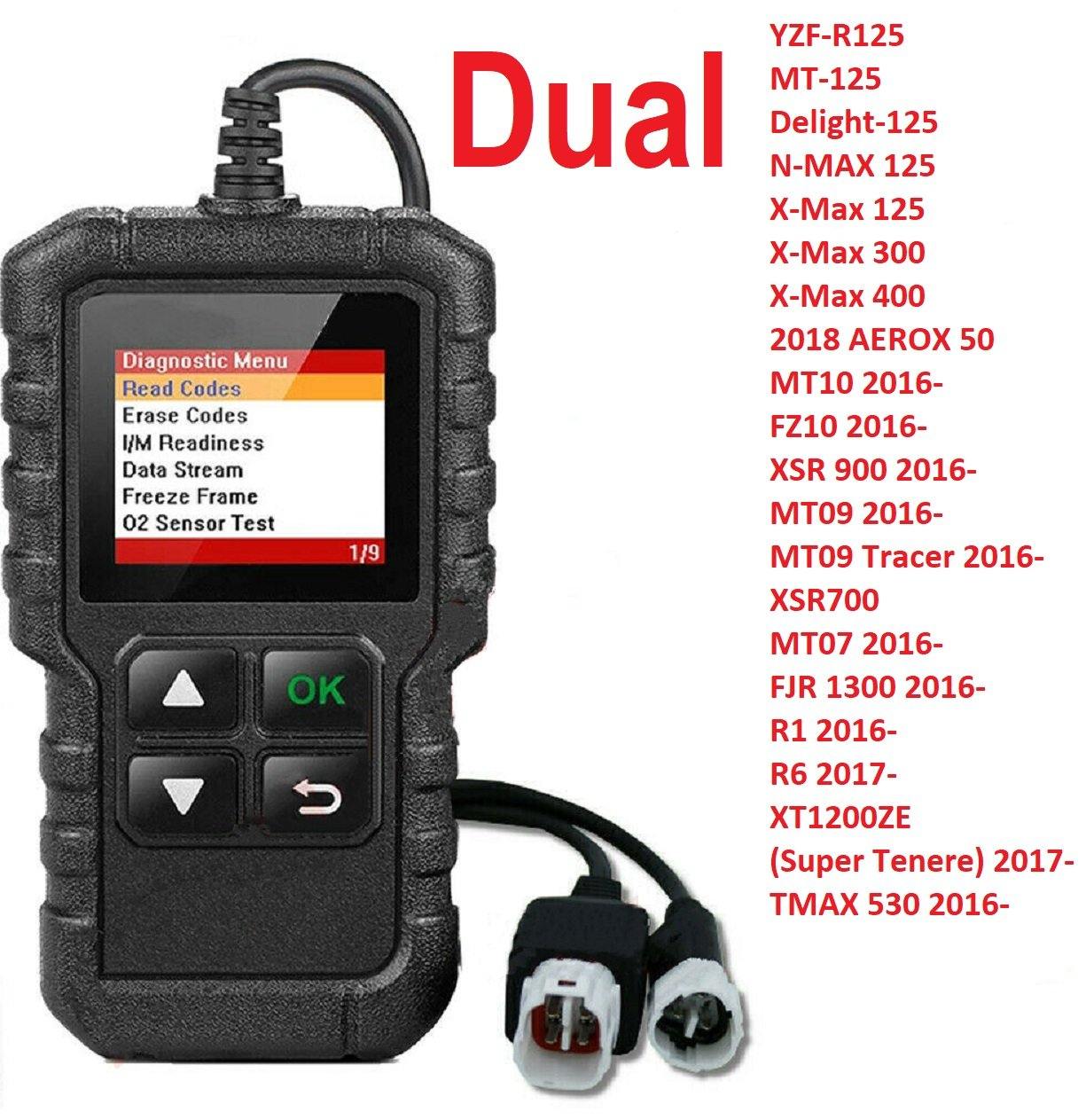 Fault Code Scanner Diagnostic Obd2 Tool For Yamaha 3 And 4 Pin Motorcy