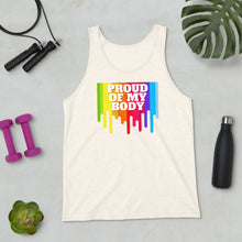 Load image into Gallery viewer, Proud Of My Body Unisex Tank Top

