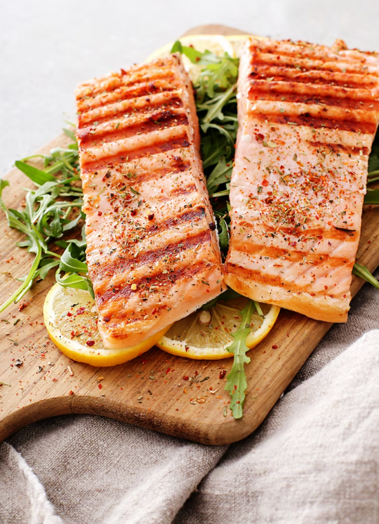 grilled salmon