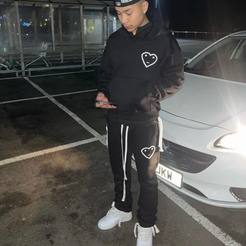 carsick black tracksuit