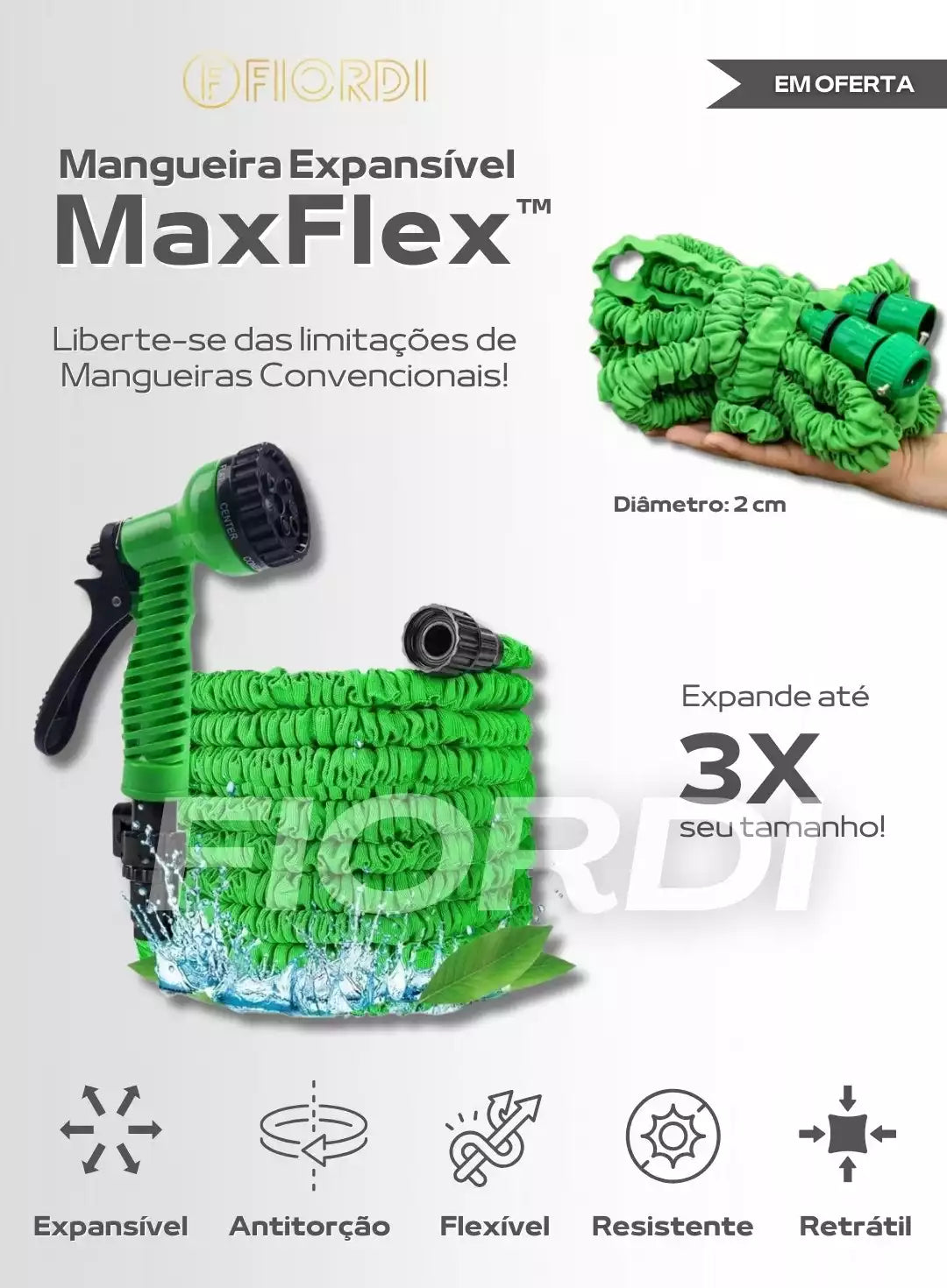 Mangueira expansivel maxflex