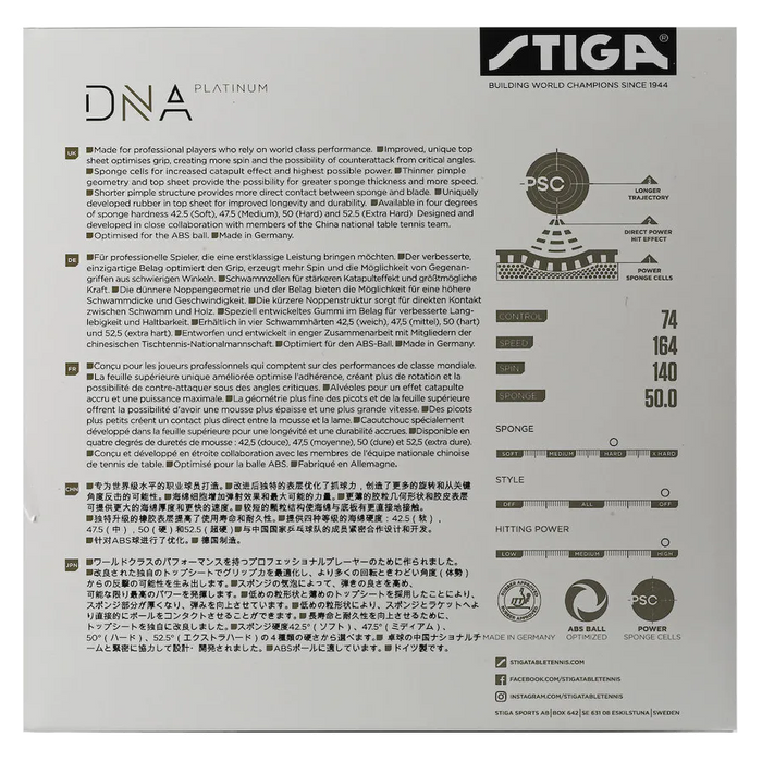 DNA Platinum H 2.1 Svart närbild 2 