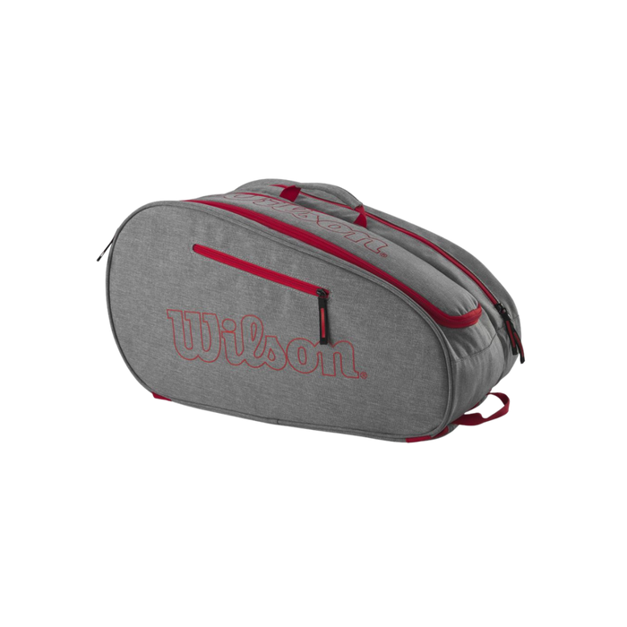 Team Padel Bag Grey/Bright Red närbild 0 