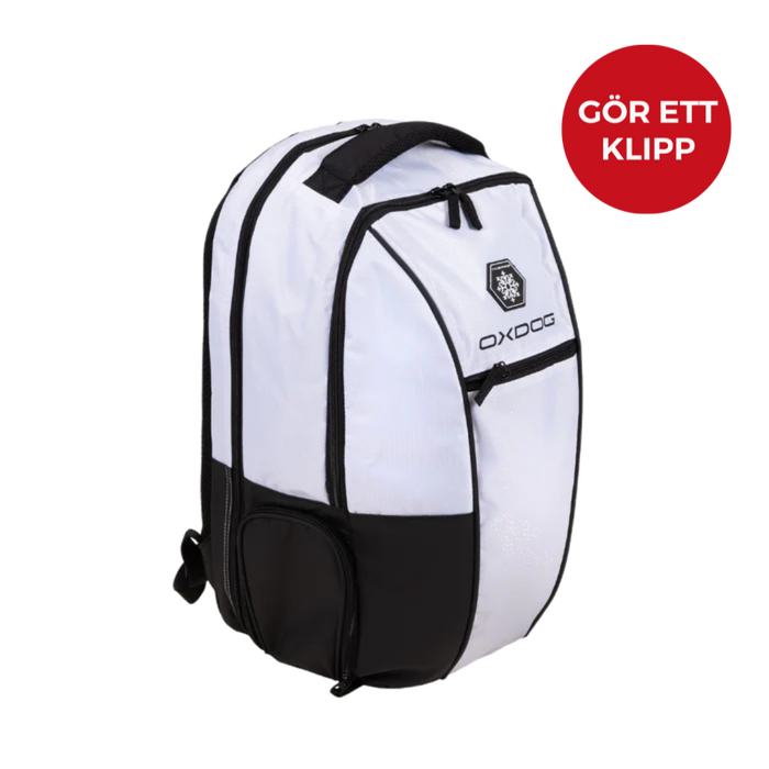 Hyper Padel Backpack Svart/Vit närbild 0 