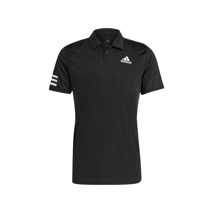 Club 3-Stripe Polo Shirt Black närbild 0 