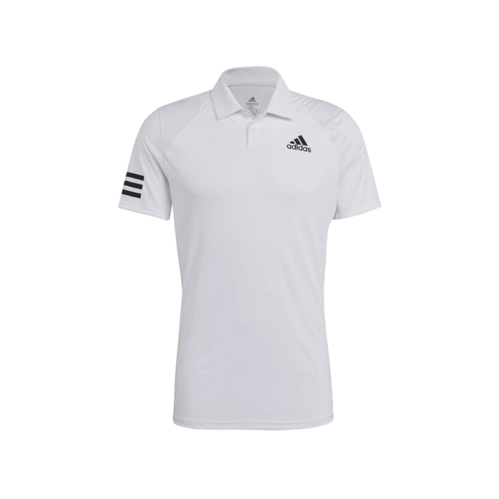 Club 3-Stripe Polo Shirt White närbild 0 