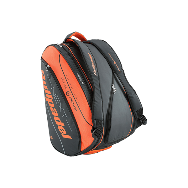 Next Racket Bag Black/Orange närbild 3 