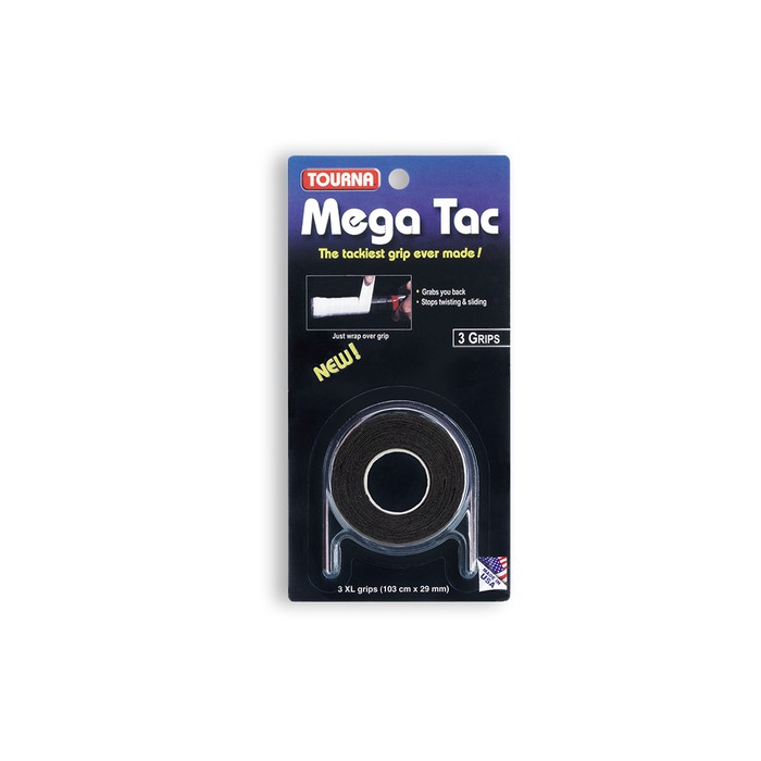 Tourna Mega Tac 3-pack Svart närbild 0 