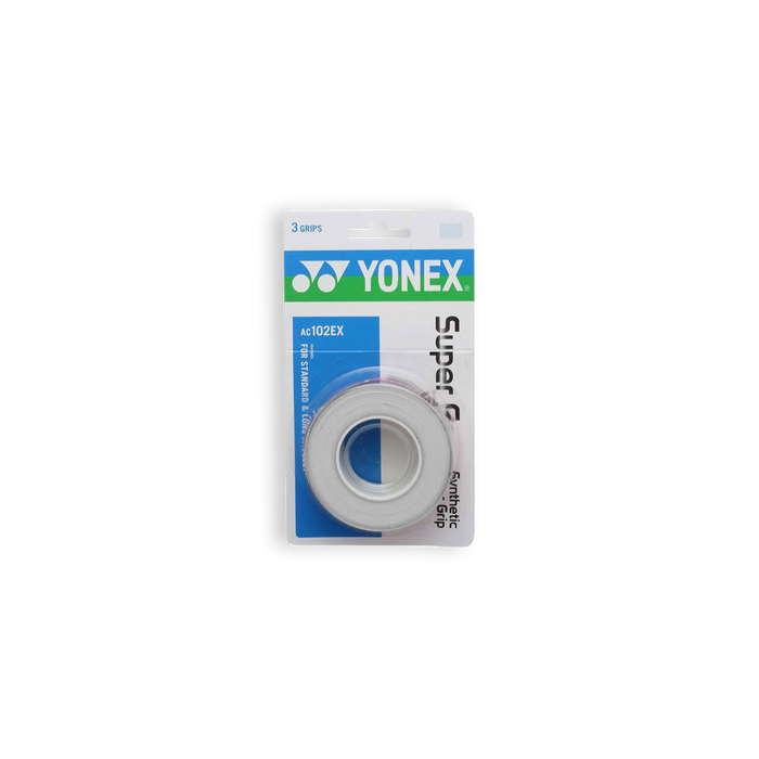 Yonex Super Grap Vit 3-pack närbild 0 