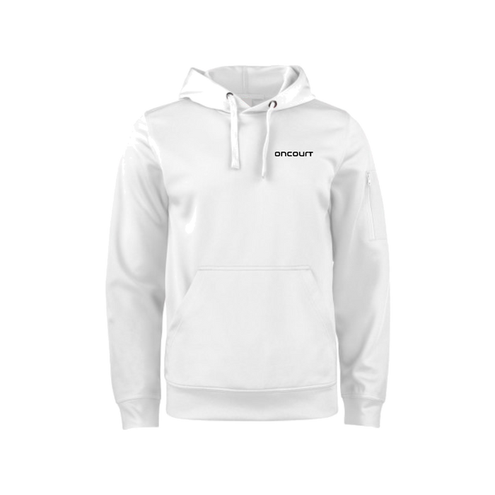 Oncourt Hoodie Vit närbild 0 