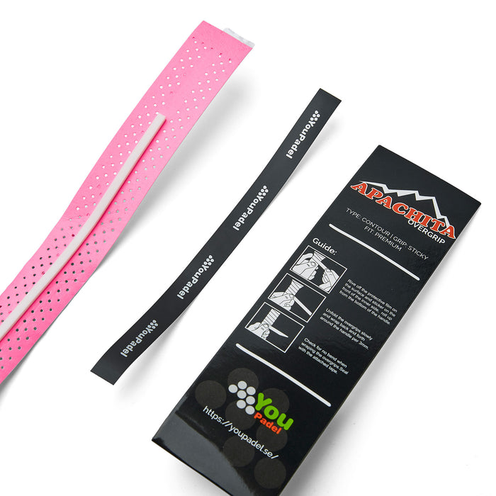 YouPadel Apachita Overgrip Air Chock Pink närbild 1 