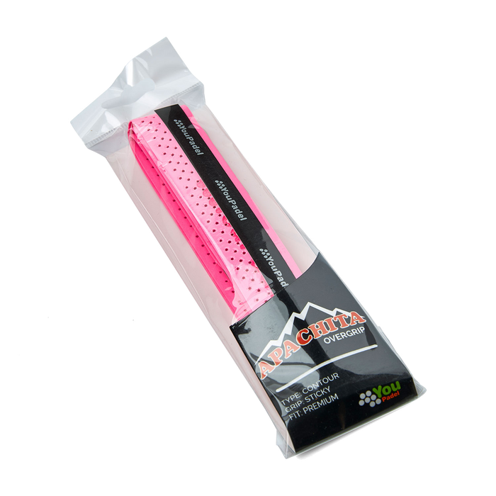 YouPadel Apachita Overgrip Air Chock Pink närbild 0 