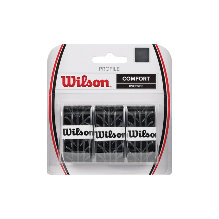 Wilson Profile Overgrip 3-pack Svart närbild 0 