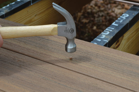 The Starborn® PROPLUG® SYSTEM Deck uses plugs made of Fiberon decking material to camouflage fasteners.