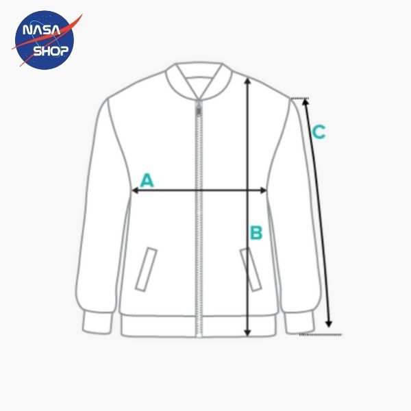 Tableau taille Vestes NASA ∣ NASA SHOP FRANCE®