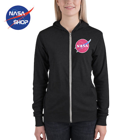 Sweat à capuche avec fermeture éclair ou zippé ∣ NASA SHOP FRANCE®