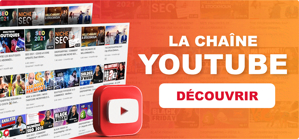 chaine youtube e-commerce