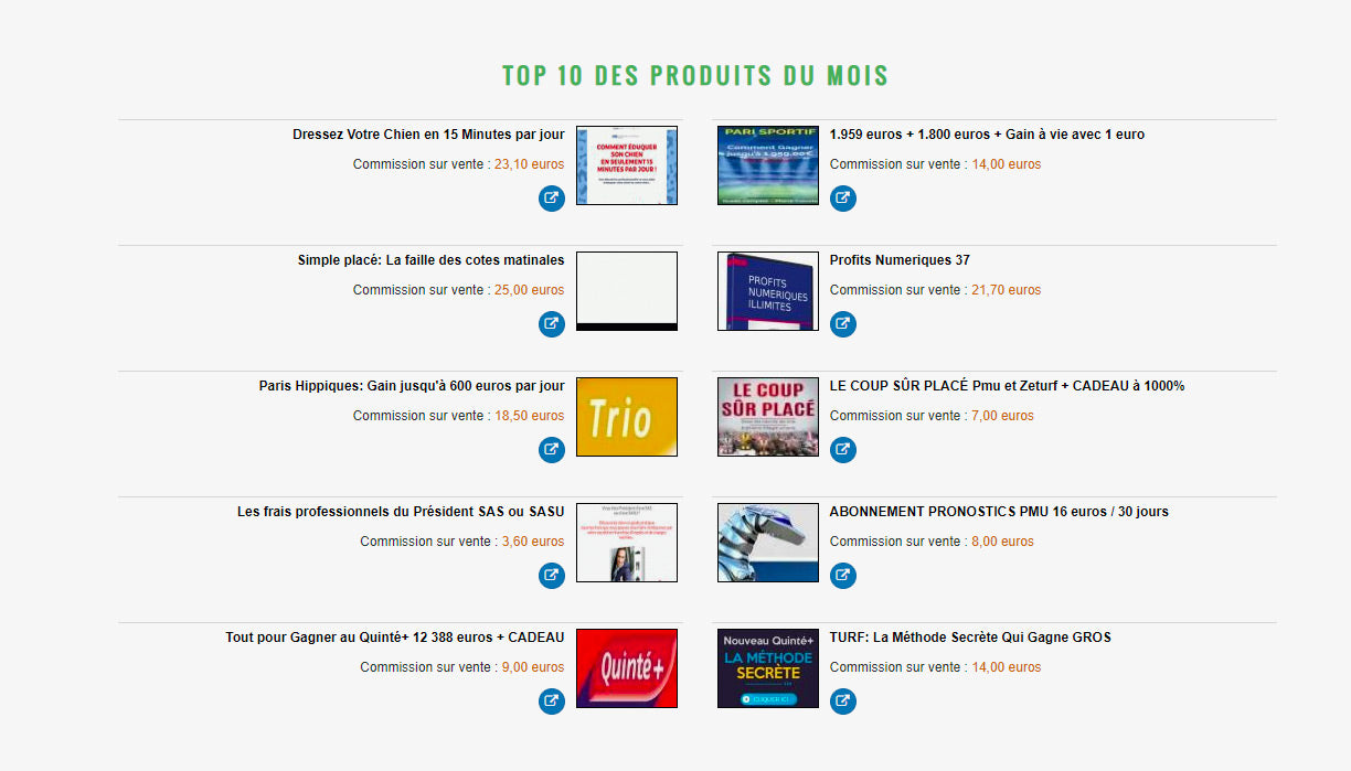 les meilleurs produits 1TPE