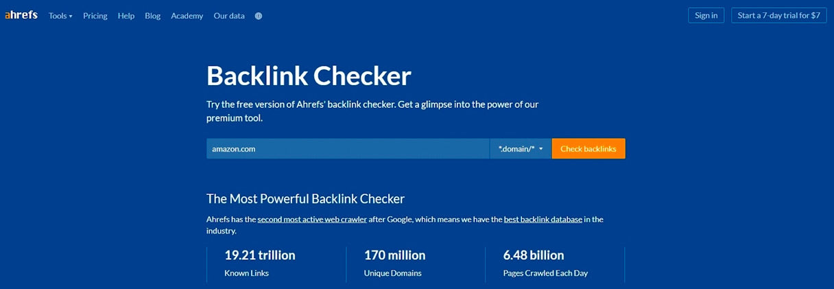 backlink ahrefs