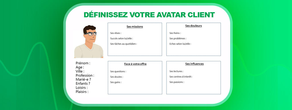 critères pour établir un avatar client