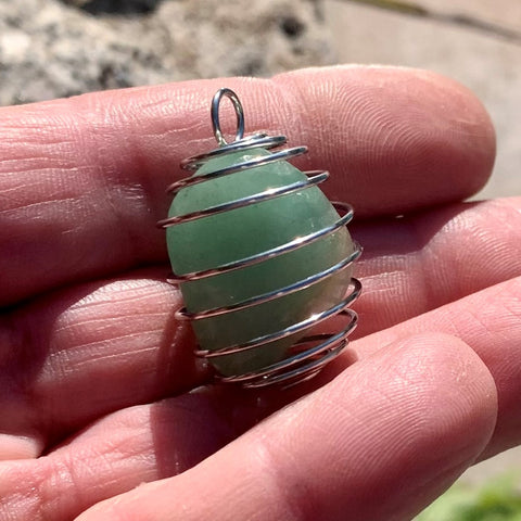 Green aventurine pendant