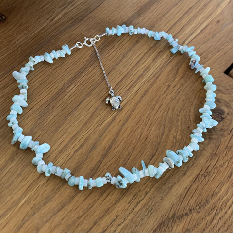 Collier en Larimar