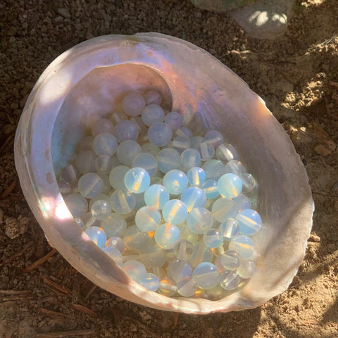 Perles d'opale